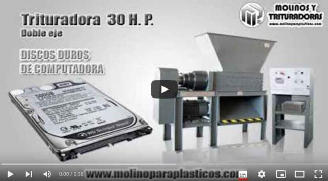 Sin título-2Destrucción Eficiente de Discos Duros y Materiales Sensibles en una Trituradora Doble Eje
